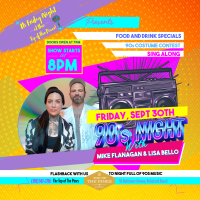 90's Night with Mike Flanagan and Lisa Bello 