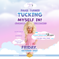Ptown's Paige Turner in "Tucking Myself In"
