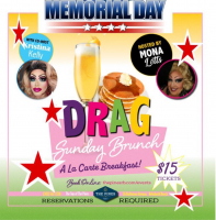 Memorial Day Drag Brunch with Hosts Mona Lotts and Kristina Kelly